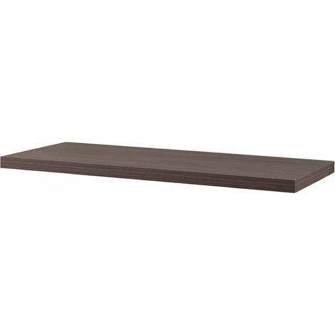 Mensolone in legno sospeso 120 cm per lavabo bagno NINFA Olmo Caffe' (1/2)