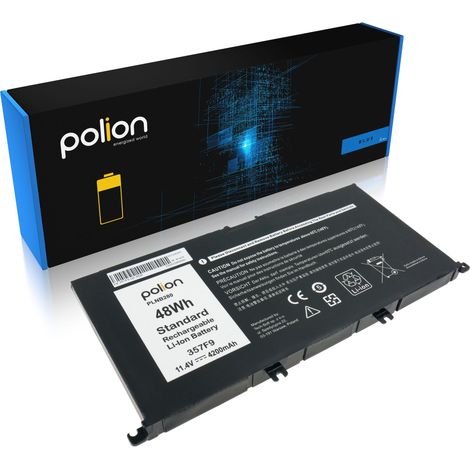 Batterie pour ordinateur portable DELL 357F9 Inspiron 15 7557 7559 7567 3779 4200mAh (1/5)
