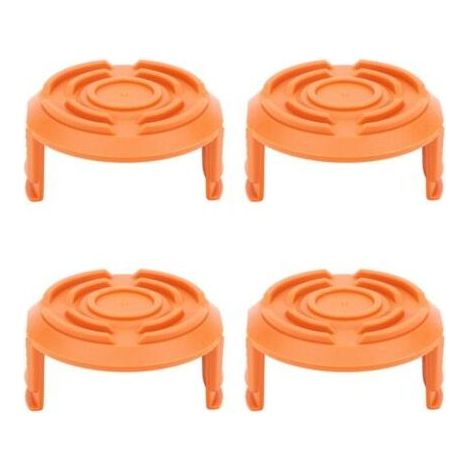 Couvercle de bobine de tondeuse à gazon, 4 pièces, accessoire de remplacement pour Worx WA0010-débroussailleuse (1/5)