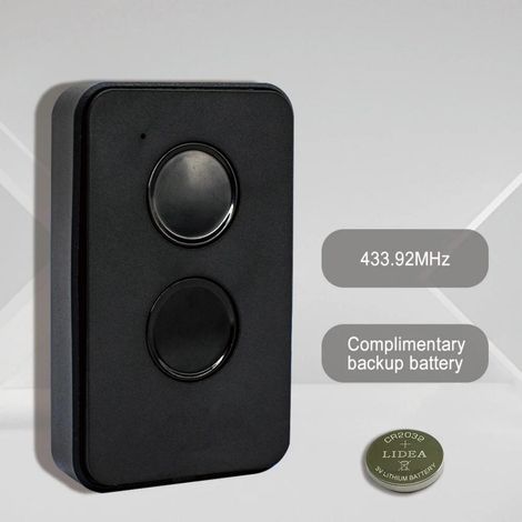 FLAMMKRAFT-2PRO DOORHAN 433.92MHz pour porte de garage et volet roulant, code tournant (1/5)