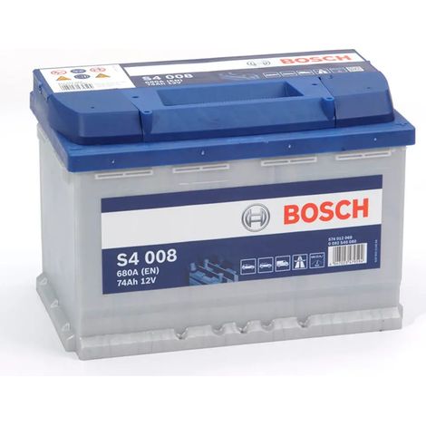 Batería de coche 74 Ah 680 A EN Bosch S4008 (1/4)