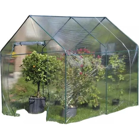 telo di ricambio verdemax per serra narciso in plastica trasparente 185x240x205 cm