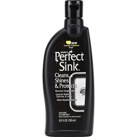 Sink Cleaner and Polish, Renovator, Stain Remover, Cast Iron, Corian, Composite, Acrylic, 25ml (1/5)