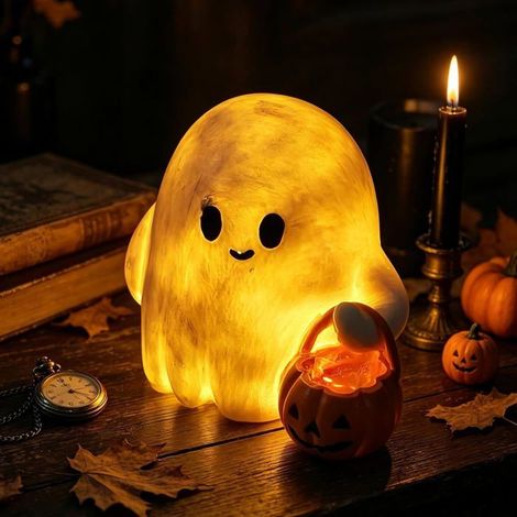 Lumières de Citrouille, Décoration d'Halloween, Citrouille de Décoration LED (1/5)