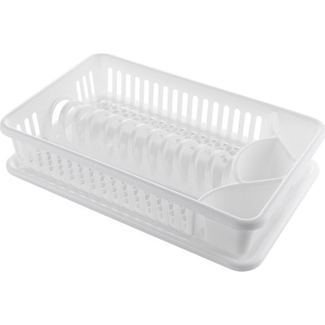 SECADOR DE PLATOS DE PLÁSTICO BLANCO LUX - BEN