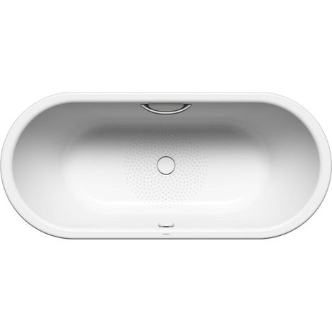Kaldewei Avantgarde - Bañera Centro Duo Oval 128, 180x80 cm, con orificios para asas, antideslizante, blanca 282810220001 (1/3)