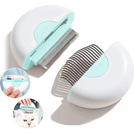 Brosse de toilettage pour chat et chien, peigne massant démêlant pour poils longs et courts, élimination facile