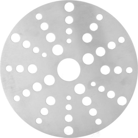 Diffuseur de chaleur en acier inoxydable 12,3 cm pour plaques à induction, gaz et vitrocéramique - Compatible batterie de cuisine magnétique
