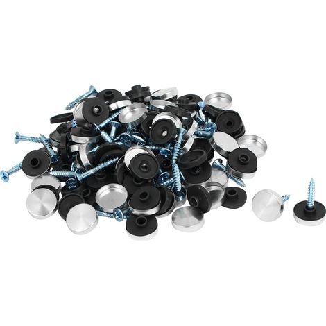 Glastisch 304 Edelstahl Spiegel Schrauben Cap Cover Nails 16mm Durchmesser 60PCS