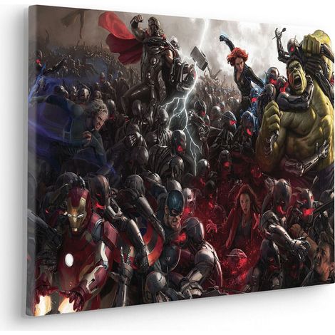 Tableau intissé - La Guerre Des Avengers (1/3)