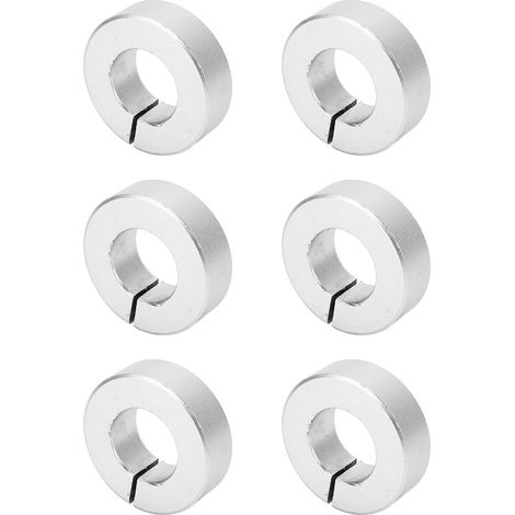 6-teilige, leichte und robuste Wellenklemmen aus Aluminiumlegierung, Linearanschlag, 4/5-Zoll-Öffnung (1/5)