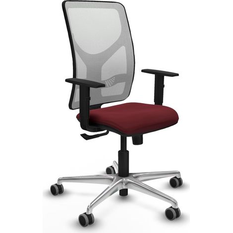 Silla de oficina piqueras y crespo Motilla blanco aluminio (1/2)