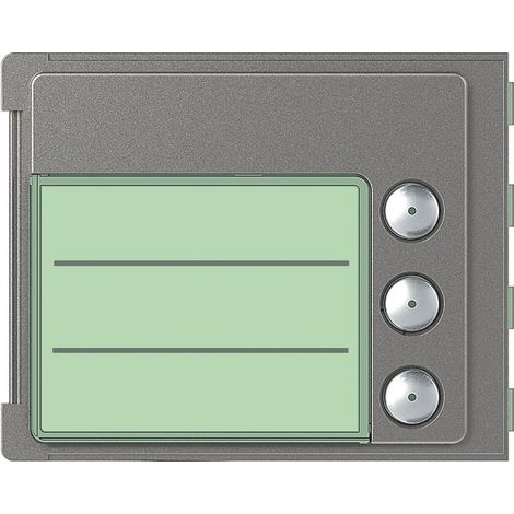 Façade Sfera Robur pour module électronique audio 3 appels (352035)