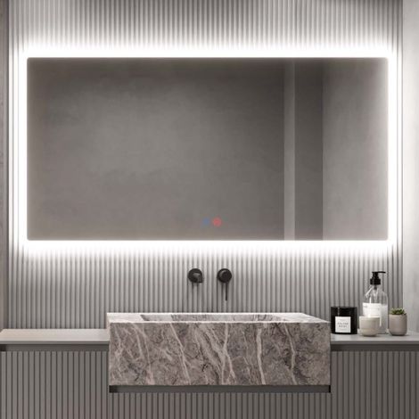 LEDIMEX-  Espejo Baño 60X80cm con Led y Antivaho Cromado