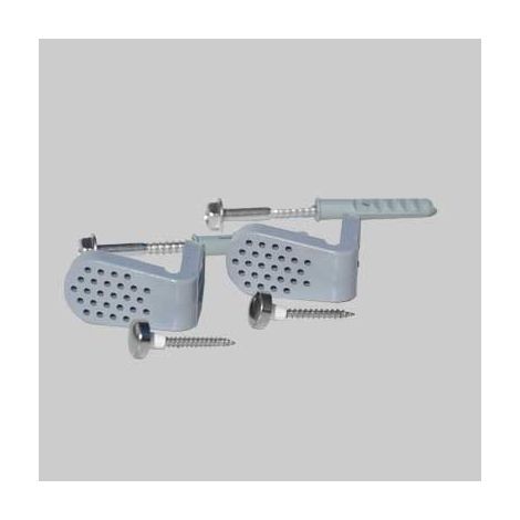 FISSAGGIO LATERALE IN ABS PER WC E BIDET  Vite 7x60  Tassello 10x50     MADE IN ITALY
