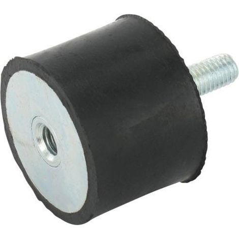 Silent bloc type B UNIVERSEL – Accessoire adaptable pour motoculteur – Amortissement vibrations – Fixation filet mâle et femelle - 4030B55 (1/3)