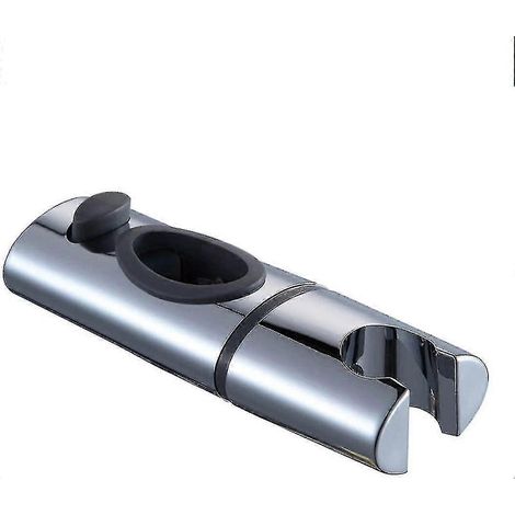 Duschkopfhalter aus ABS-Chrom, aufsteckbarer Duschhalter, um 360° drehbarer Handbrausehalter für ovales Badezimmer, S (1/5)