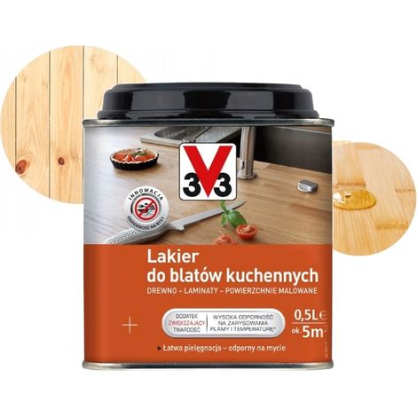 Vernice incolore per piani cucina 0,5l