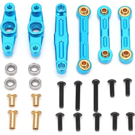 Lenksystem mit Kugellager aus Aluminiumlegierung für Tamiya TT02 1/10, RC-Car-Upgrade-Teile (1/5)