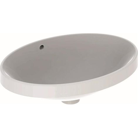 GE VariForm Einbauwaschtisch, oval 55x40cm, o. Hl, m. Ül., weiß (1/5)