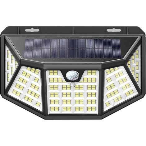 MINKUROW 310led Lampada Da Parete Solare Impermeabile Per Esterni Sensore Di Movimento Grandangolare (1/5)