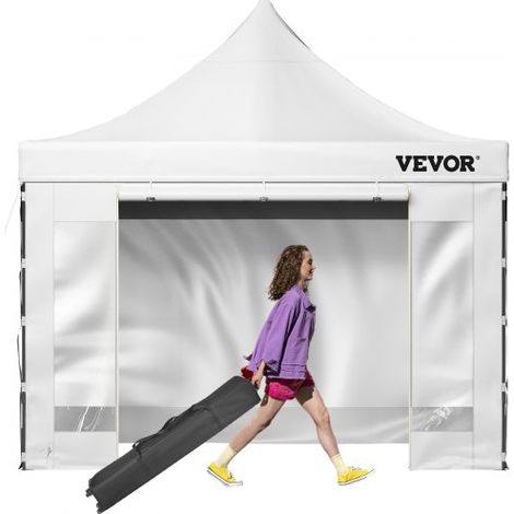 Tonnelle Imperméable 3x3 m Tente Pop-up Jardin avec Parois (1/5)
