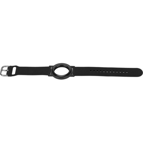 Bracelet en Silicone Souple Anti-Rayures pour Enfants et Séniors - Compatible Montre Connectée iOS - Noir