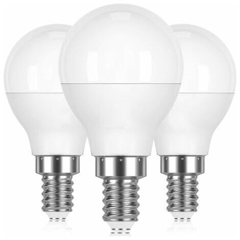 Ampoule E14 LED 5W Équivalent 40W - 470LM Blanc Chaud 2700K - CRI85 - E14 P45 Type Globe Ampoule à Angle de Faisceau 200°- AC 220-240V - Non Dimmable - 6 pcs (1/5)