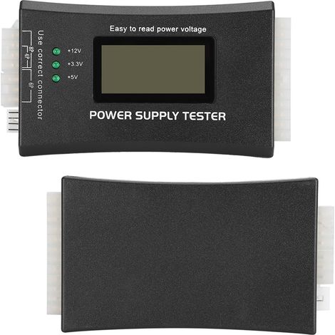 Testeur d'Alimentation ATX avec Écran LCD pour Maintenance PC (1/5)