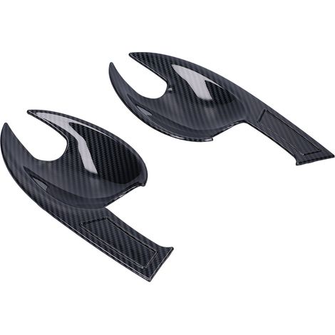 4 coques de protection de poignée de porte pour Mazda CX-3 2016-2018, style fibre de carbone (1/5)