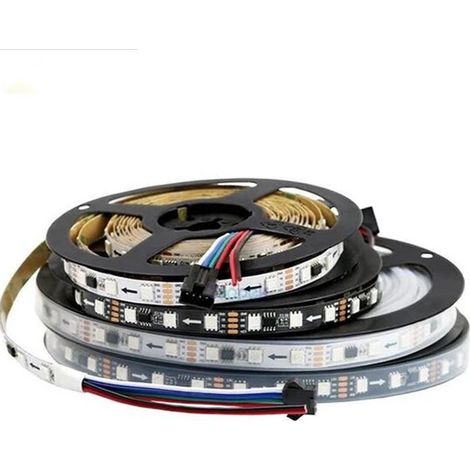 Striscia LED Digitale WS2818 RGBIC 60 LED al Metro DC12V 5 Metri IP20 (1/5)
