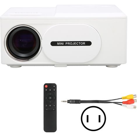 Projecteur 1080P Full HD Multifonction Mini Multimédia Domestique Compatible Multiple Prises US 110-240V (1/5)