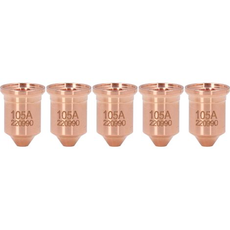Lot de 5 Buses en Laiton pour Chalumeau Plasma - pour Modèles PMX 65/85/105/125A, Consommables (1/5)
