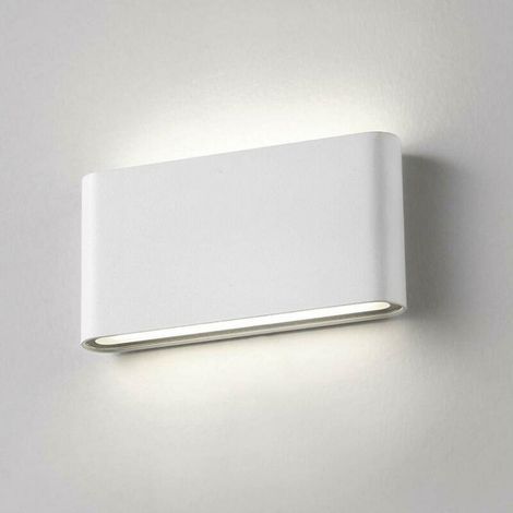 Trade Shop - SCHLANKE RECHTECKIGE LED-WANDLEUCHTE 16WATT WEISS KALT NATÜRLICH WEISS LICHT XC-9048 -