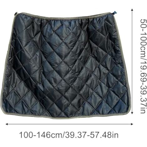 Tablier de vélo – Couvre-jambes en soie Couverture coupe-vent pour les jambes, protection des genoux pour voyage, vélo, équitation, cyclisme, couverture de chaleur par temps froid, protection contre (1/5)
