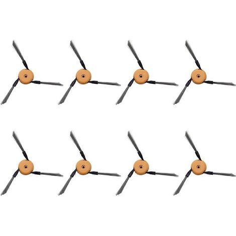Cepillo lateral de repuesto para aspiradora robot Dreame S60 / S60 Pro / X60 Pro. Accesorios: cepillo de borde lavable, 8 piezas. (1/5)