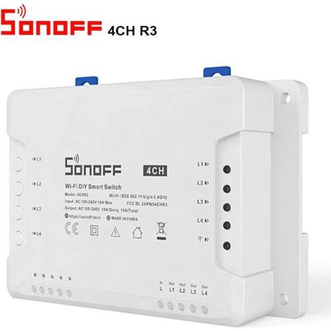 Interruptor WiFi inteligente SONOFF 4CHR3 (1/5)