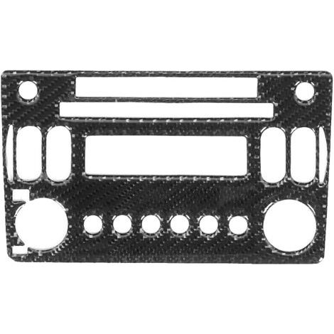 BUNTHAUS Cache de panneau de console radio/CD en fibre de carbone\n\nCompatible avec Nissan 350Z (2006-2009) (1/5)