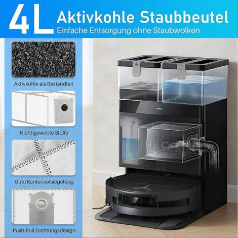 Accessoires pour aspirateur robot Ecovacs Deebot T50 Omni / T50 Pro Omni : brosses rotatives, serpillres, filtres HEPA, sacs poussire