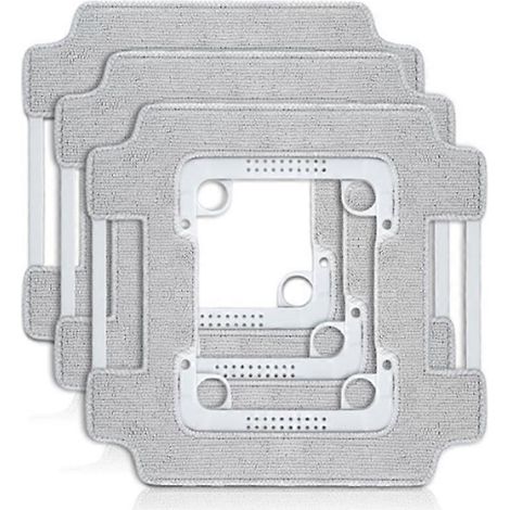 Lot de 3 lingettes de nettoyage avec support pour robot lave-vitres ECOVACS WINBOT W3 Omni, lingettes de rechange pour le nettoyage des vitres (1/5)