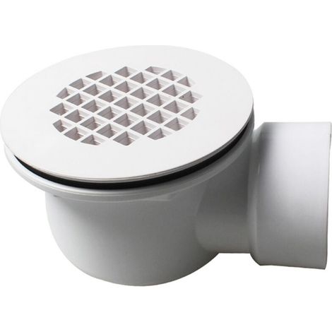 Siphon de sol en acier inoxydable pour douches, avec protection anti-odeurs et filtre, adapté aux zones humides et à l'évacuation des eaux usées domestiques.-AquaForge (1/5)