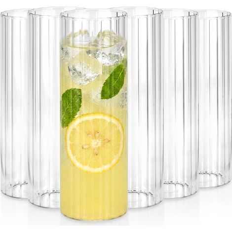 560 ml Borosilicate Glass Tumblers, Set of 6 (1/5)