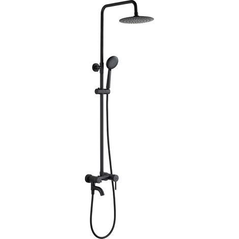 Colonna doccia Black Nortes Kuchinox con rubinetto (1/3)