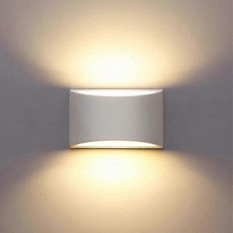 Applique murale LED d'intérieur - 7W Blanc Plâtre (1/5)