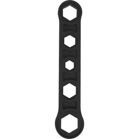 Clé à Radiateur Hexagonale en Acier Haute Résistance Anticorrosion Outil de Purge pour Purgeur de Radiateur Clé à Ergots Ergonomique pour Entretien Chauffage Domestique (1/4)