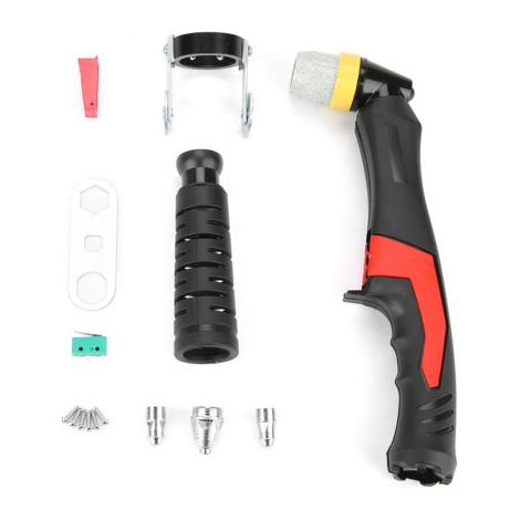 Pistolet de découpe plasma avec corps ergonomique, haute résistance au feu, poids de 580 g, modèle P80, adapté à la découpe de tôles en fer sur une plateforme de découpe
