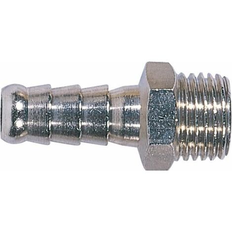 Raccord mâle 1/4" pour tuyau Ø 6 mm (Lot de 5)
