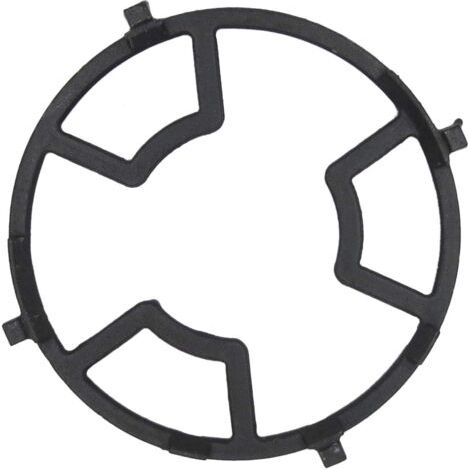 QORVA-Support Universel de Cuisine et Camping - Support de Casserole à Moka pour Cuisinière à Gaz, Antidérapant en Fonte, 4-5 Griffes, pour Pot de Lait