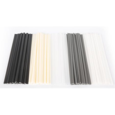Tiges de soudage en plastique ABS/PP/PVC/PE, 20 pièces, pour pare-chocs de voiture, pistolet en plastique/pistolet à air chaud