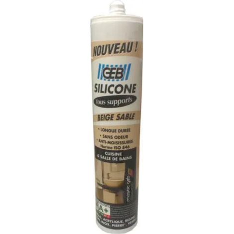 Gebsicone W2: cartucho de 280 ml, beige arena